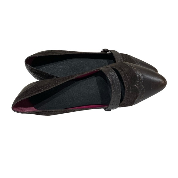 Banana Republic Suede Wing Tip Stiletto’s - Picture 5 of 6